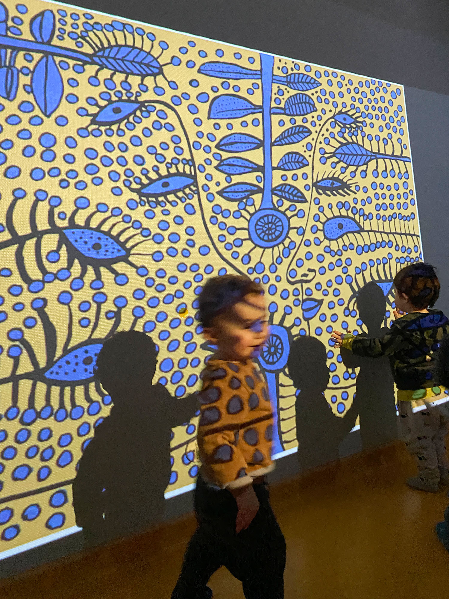 Painting and projection in day nurseries